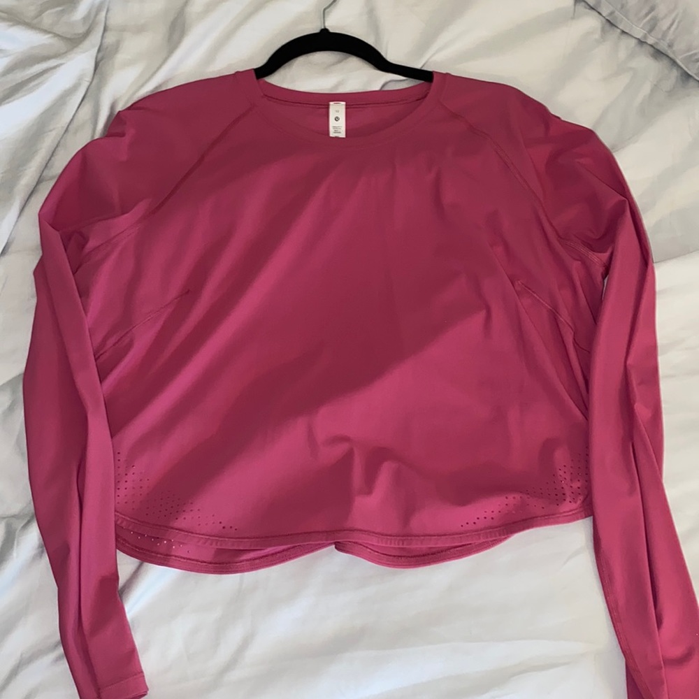 Lululemon crew neck UV protection running long sleeve